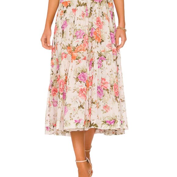 ZIMMERMANN Pattie Tie Shoulder Dress - SZ 2 - Picture 2 of 7